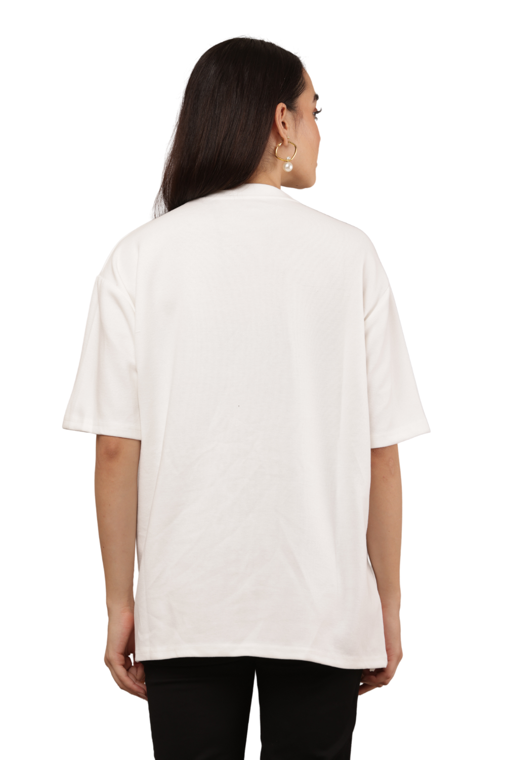 Oversized Cartoon Character Graphic T-Shirt Free Size – Korean Fashion Casual