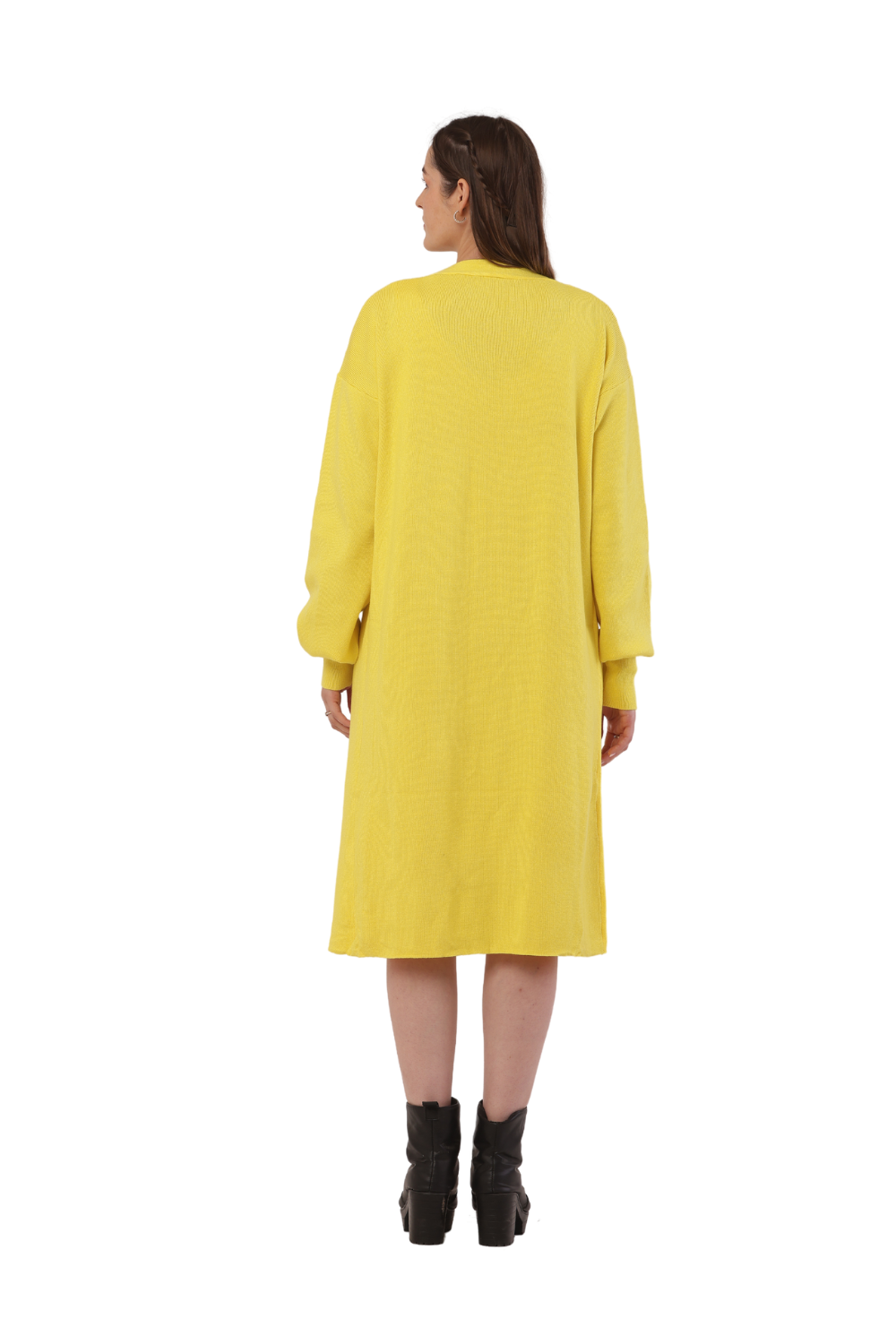 Korean-Inspired Knit Cardigan & Dress Set – Chic & Cozy Fashion