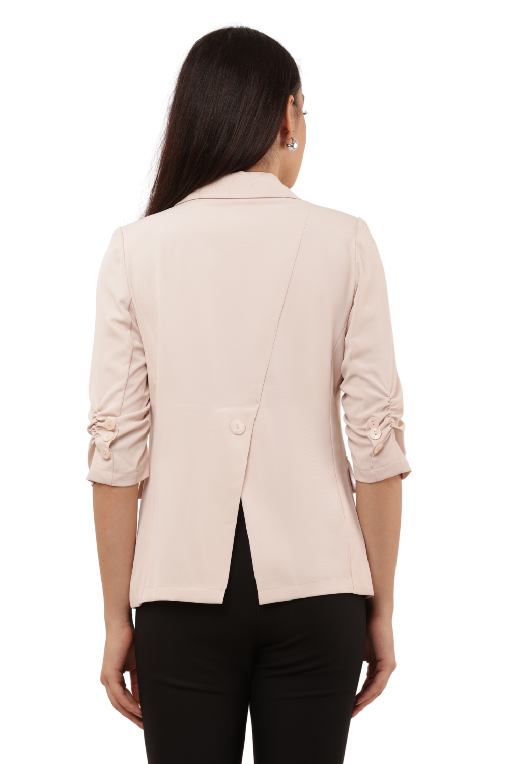 Women's Korean Style Single-Button Blazer