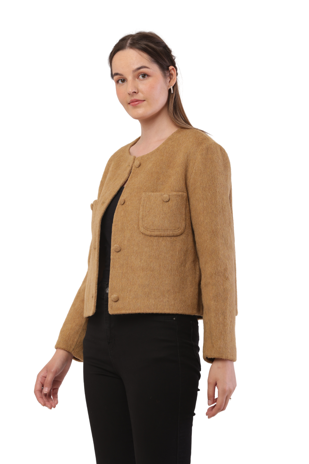 elegant cropped jacket