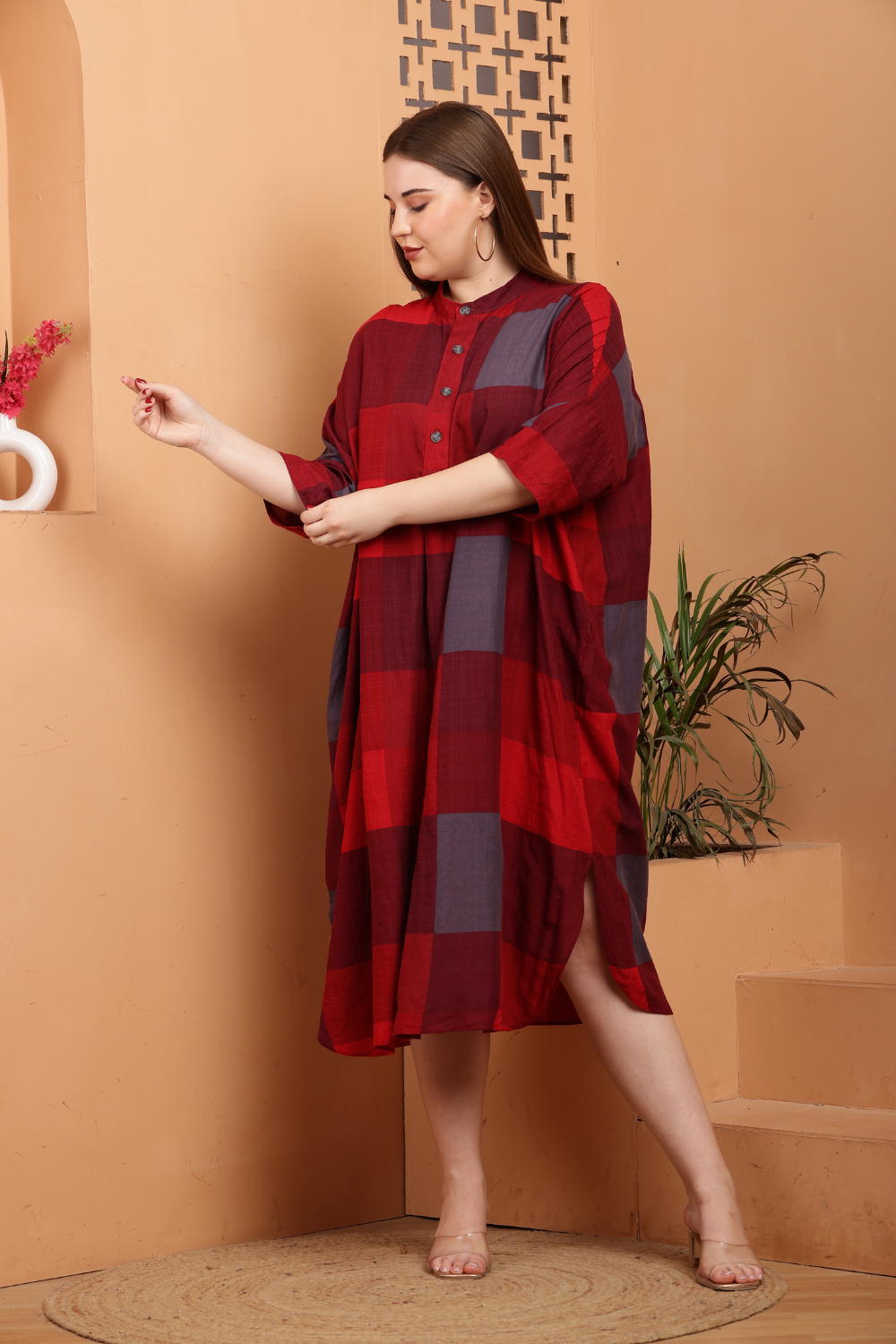 korean kaftan dress