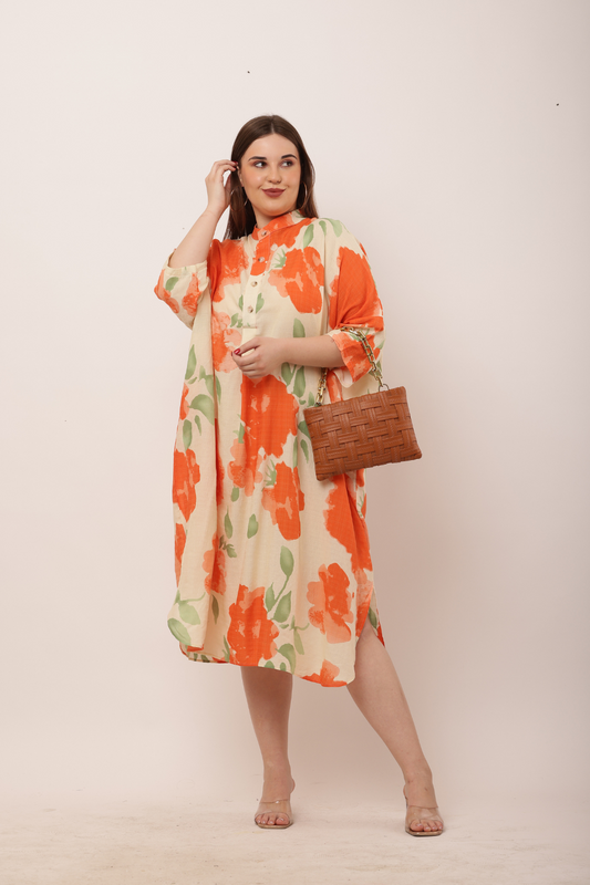 Floral kurta