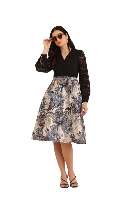 korean floral dress