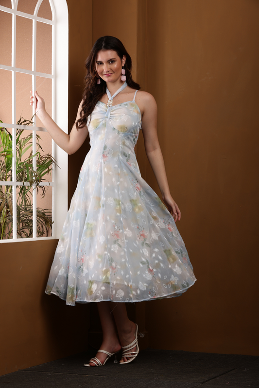 Korean Floral dress
