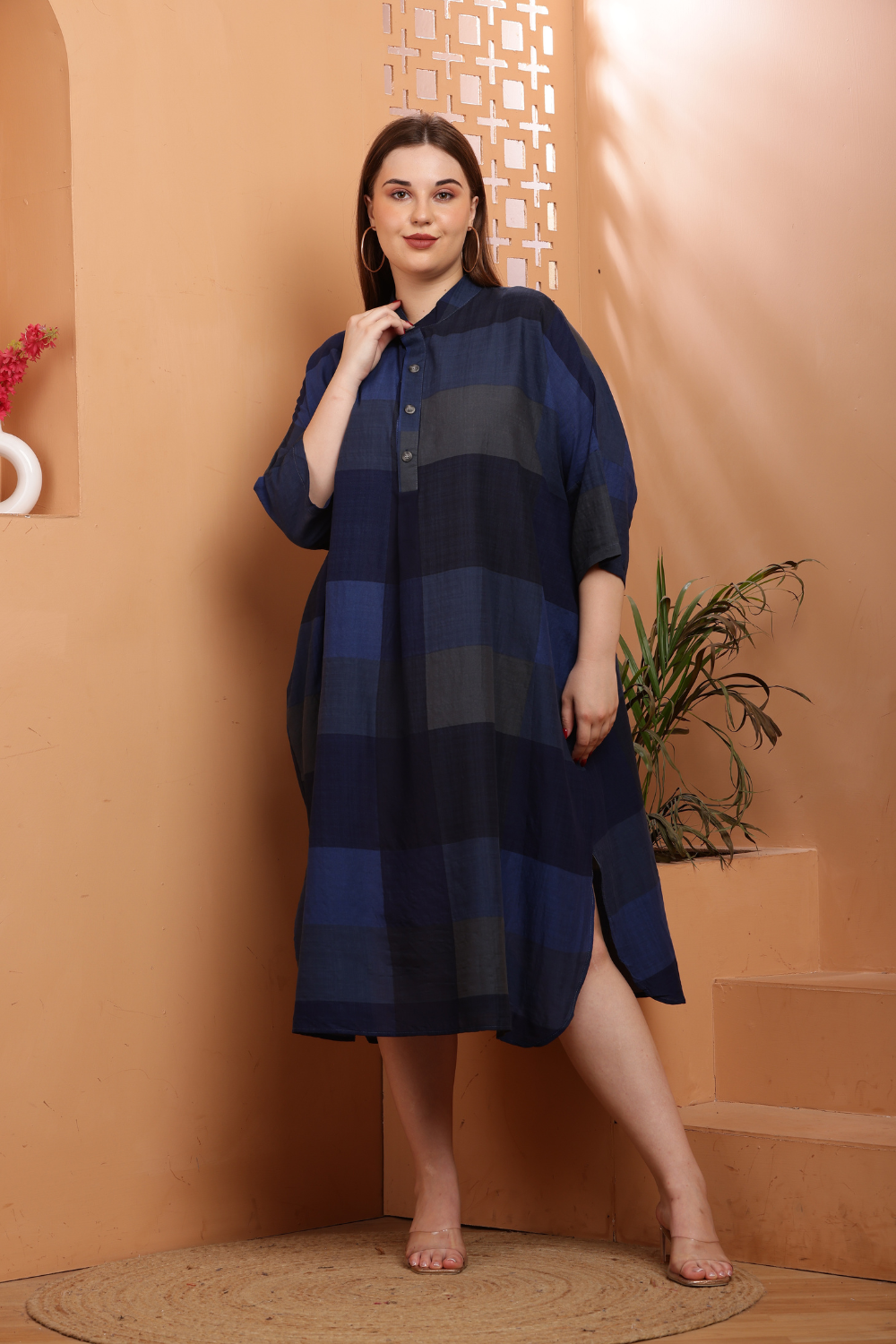 korean kaftan dress