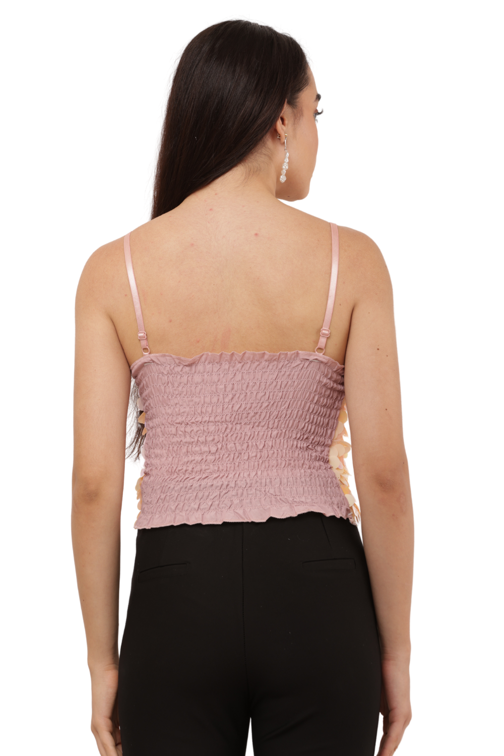 Sequin Strappy Camisole Free Size Top – Korean Fashion Inspired
