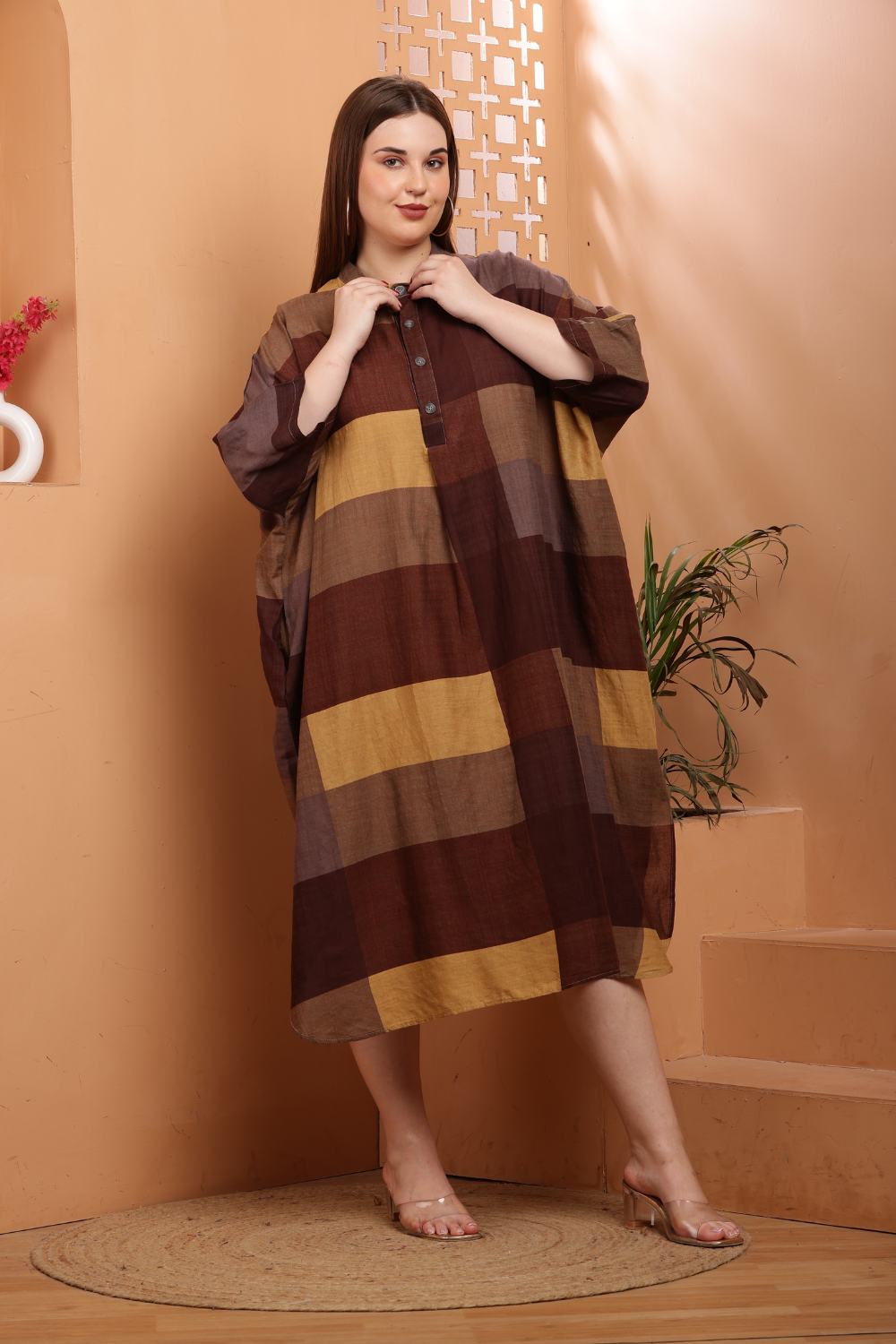 korean kaftan dress