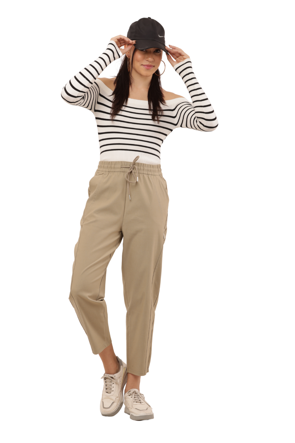 Women’s Korean Cotton Slim Fit Pant – Minimalist Casual Trousers