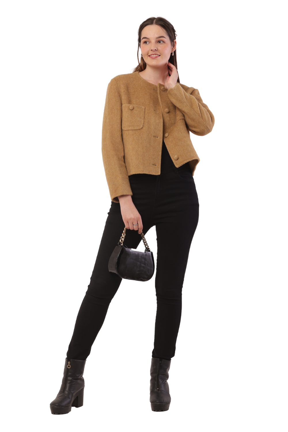 elegant cropped jacket