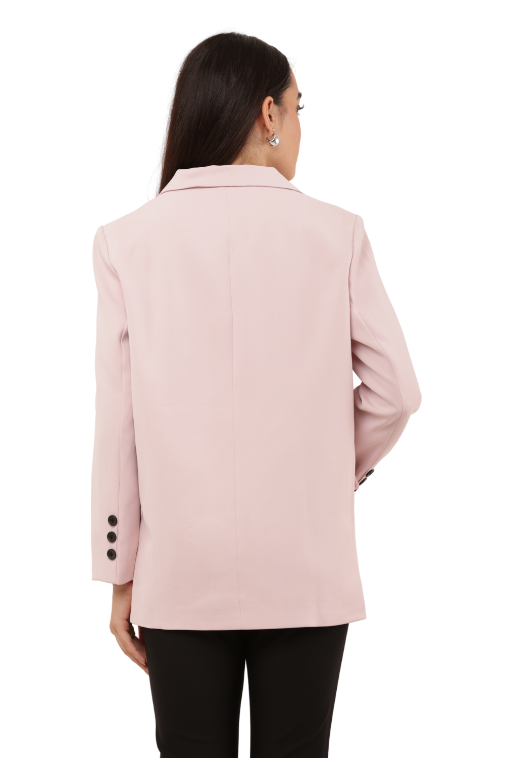 Women's Korean Style Single-Button Blazer