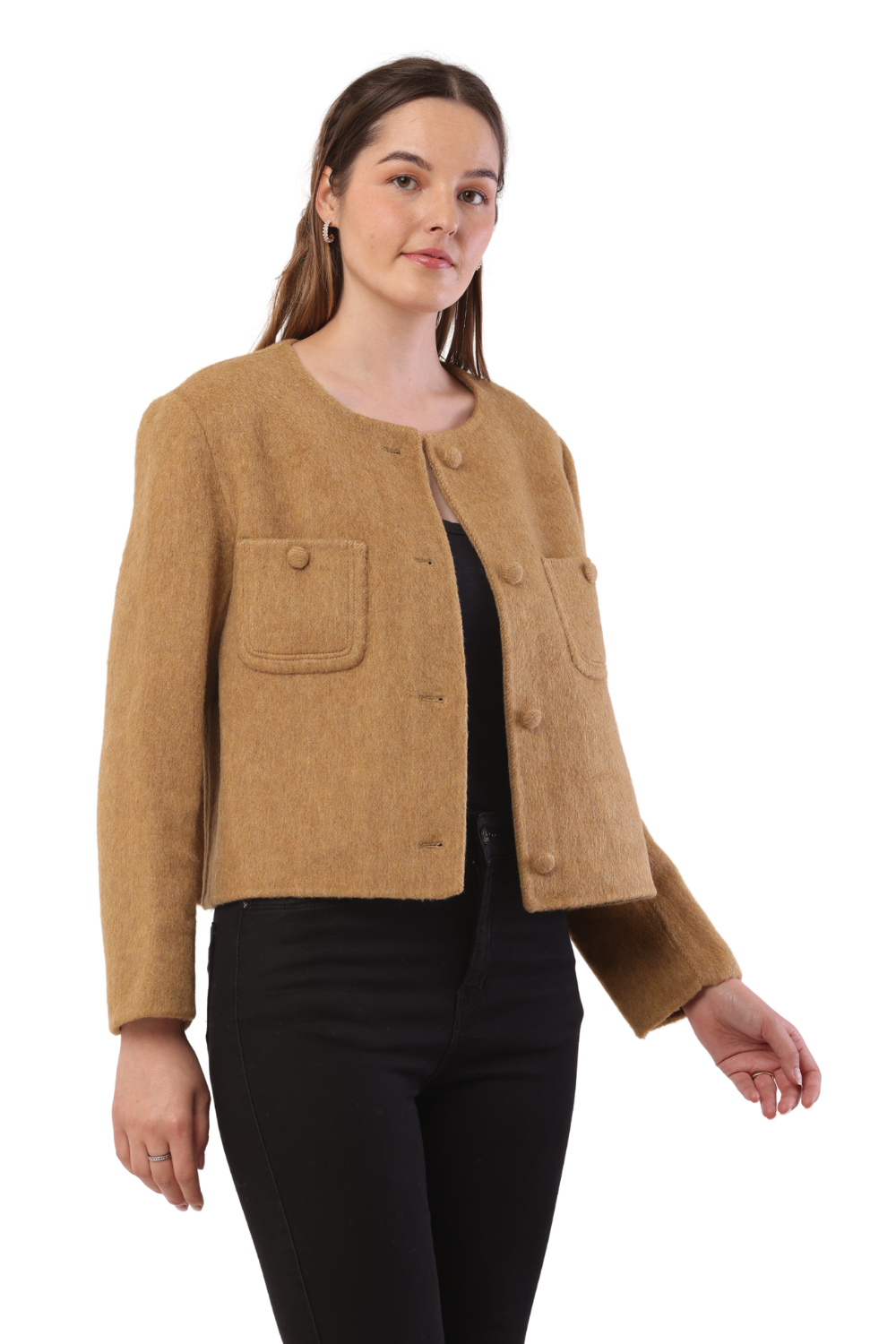elegant cropped jacket