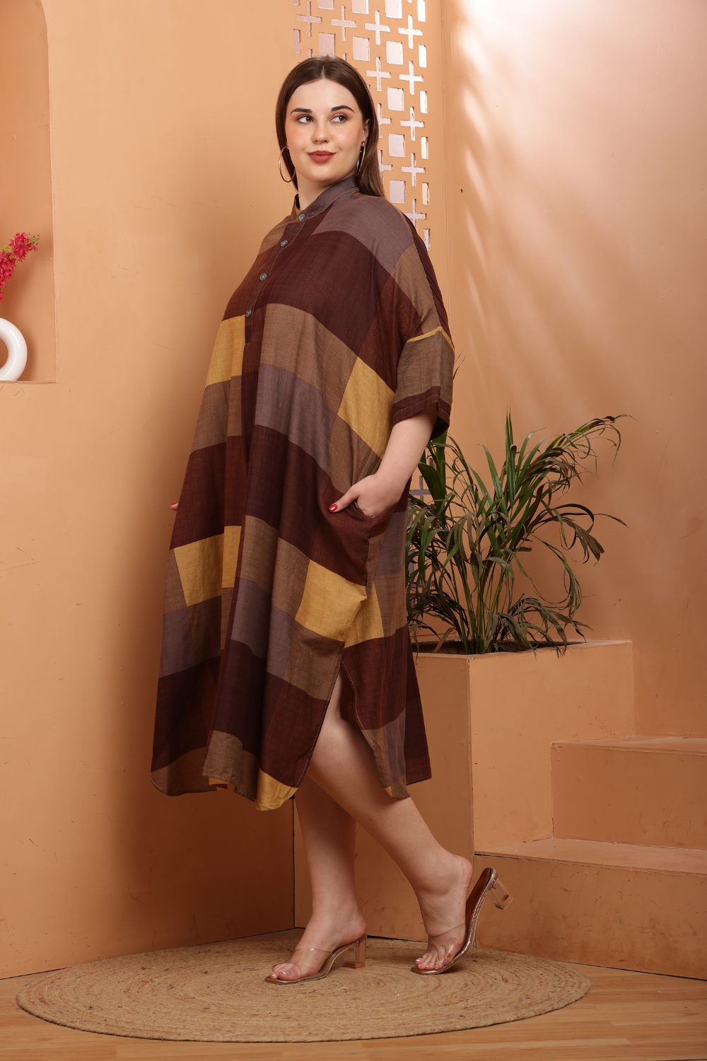 korean kaftan dress