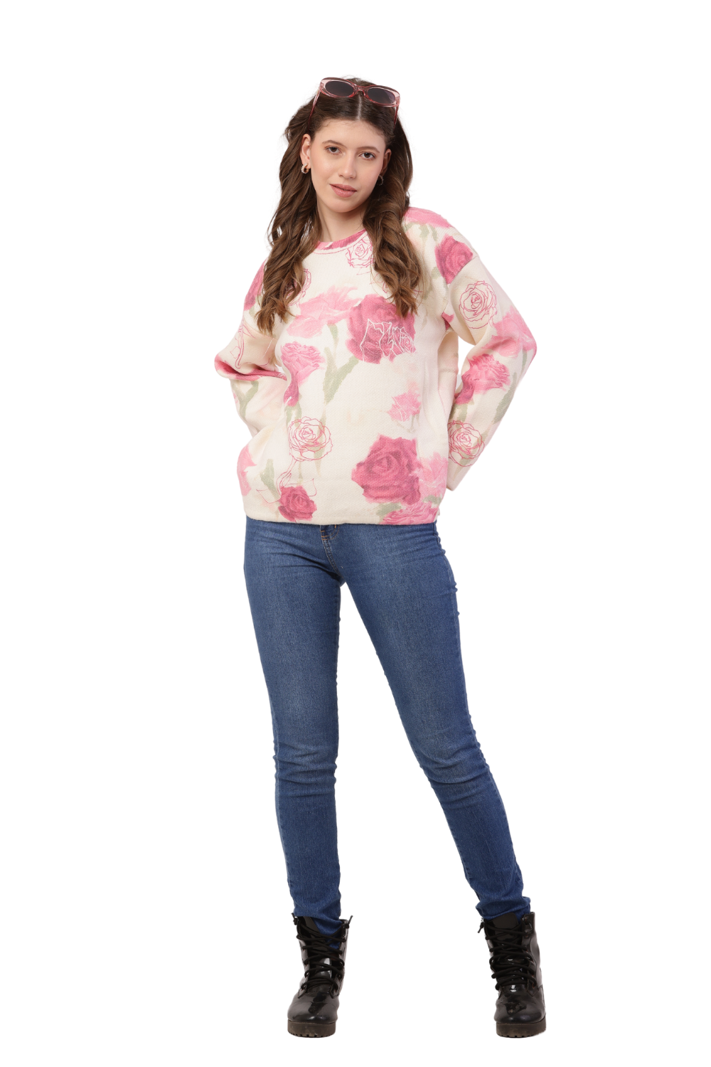 Korean floral dress