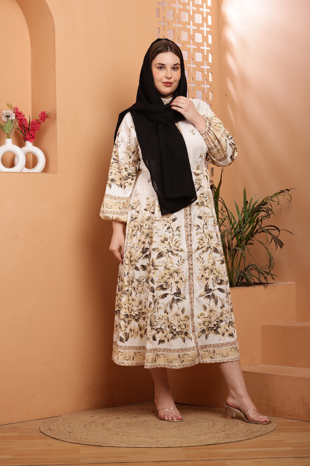 korean kaftan dress