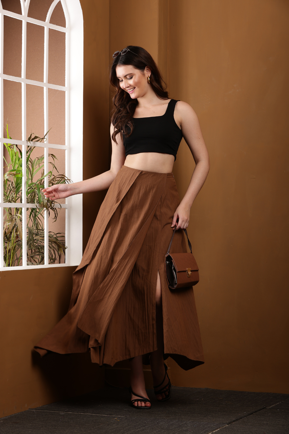 korean wide leg plazzo