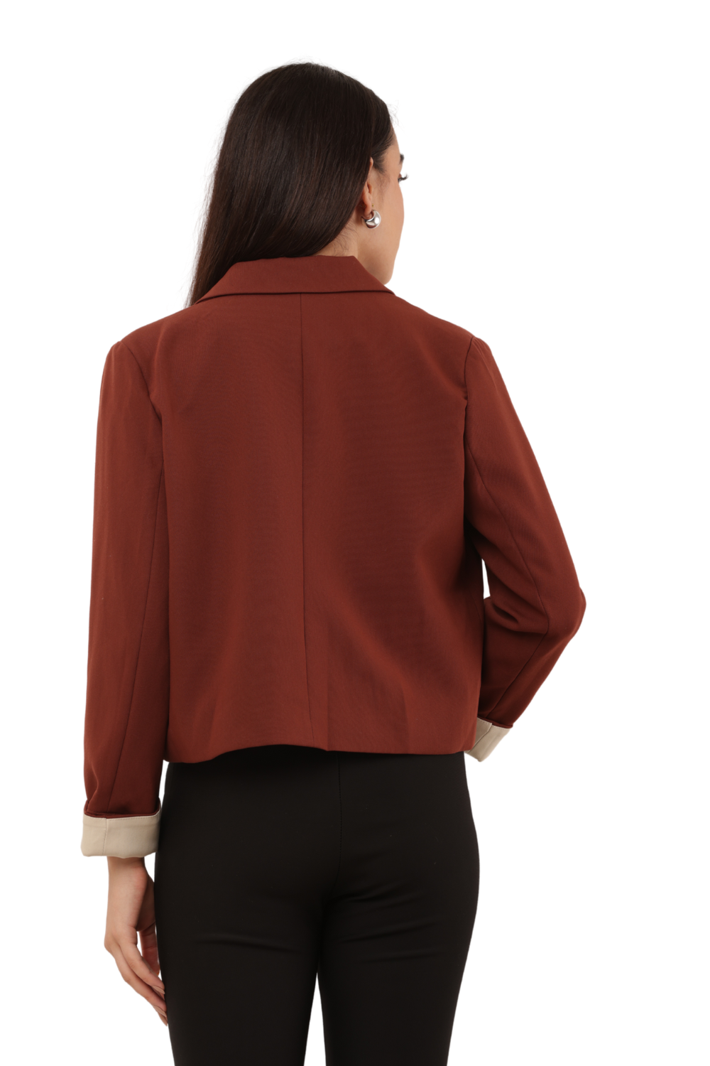 Women's Korean Style Single-Button Blazer