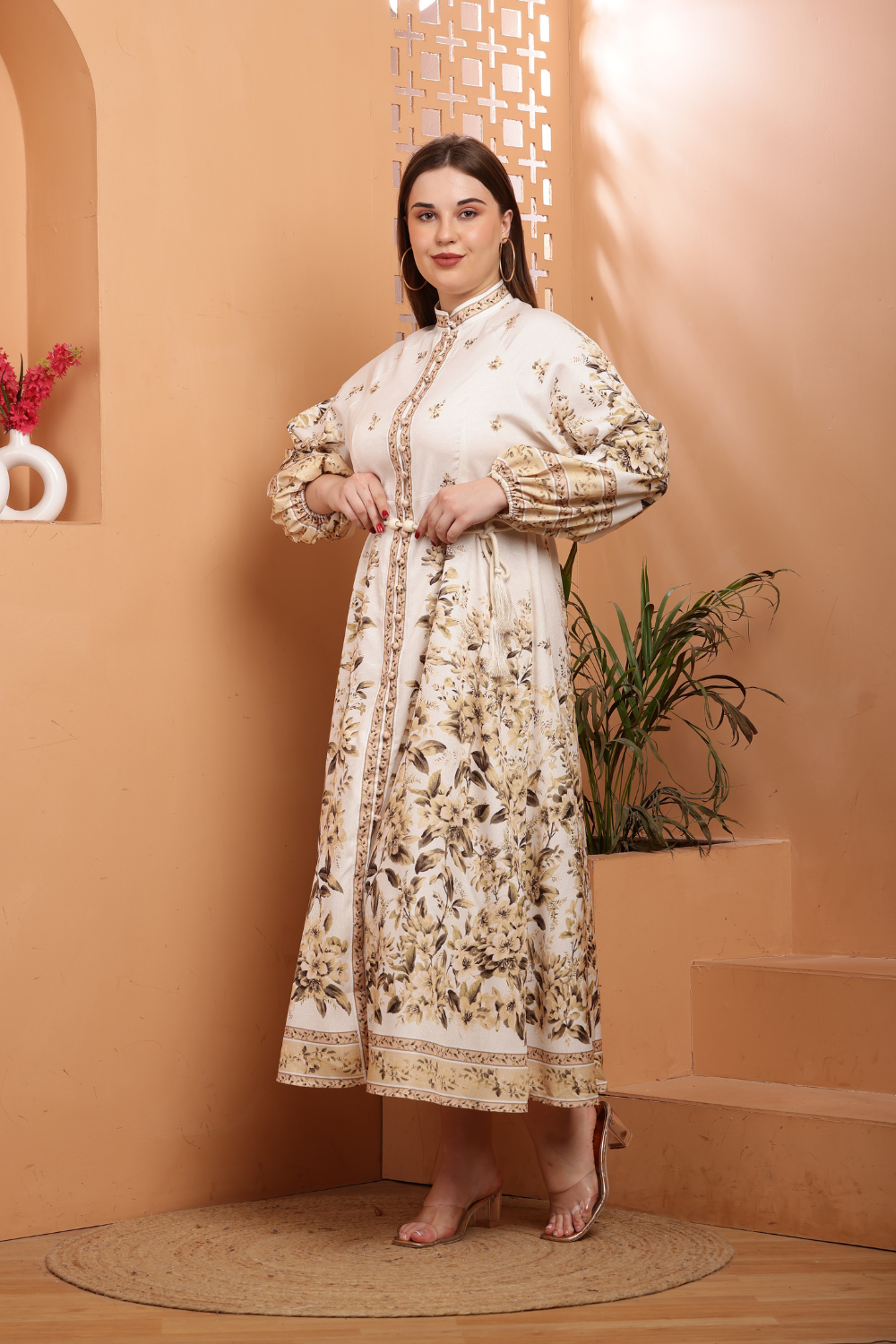 korean kaftan dress