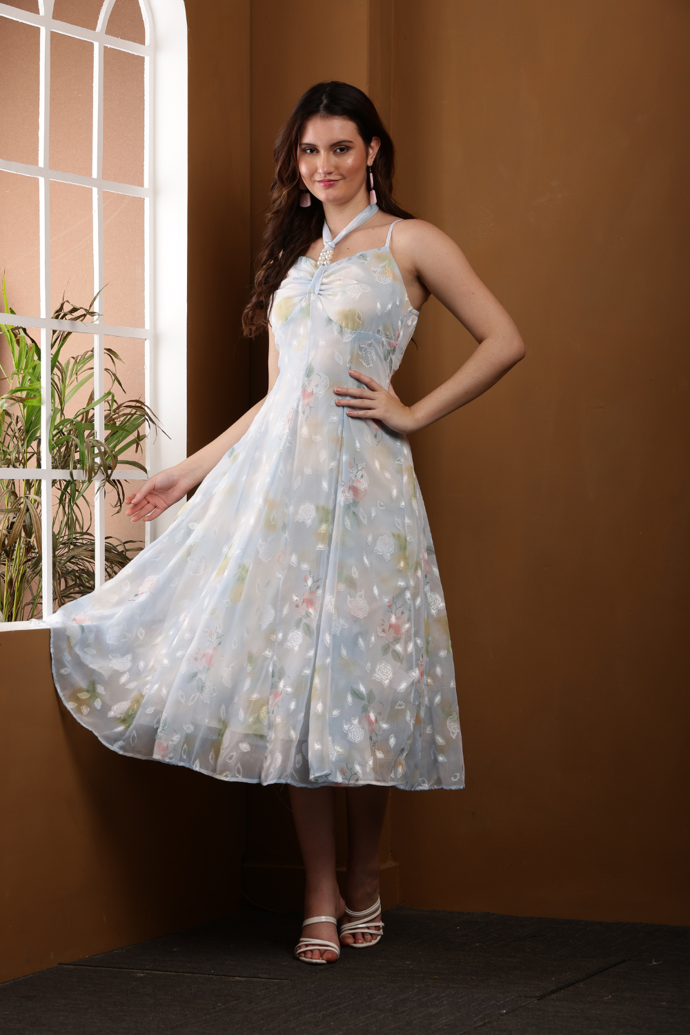 Korean Floral dress