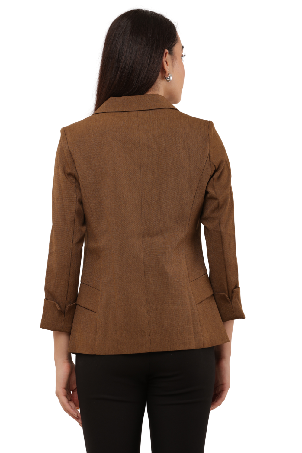 Women's Korean Style Single-Button Blazer