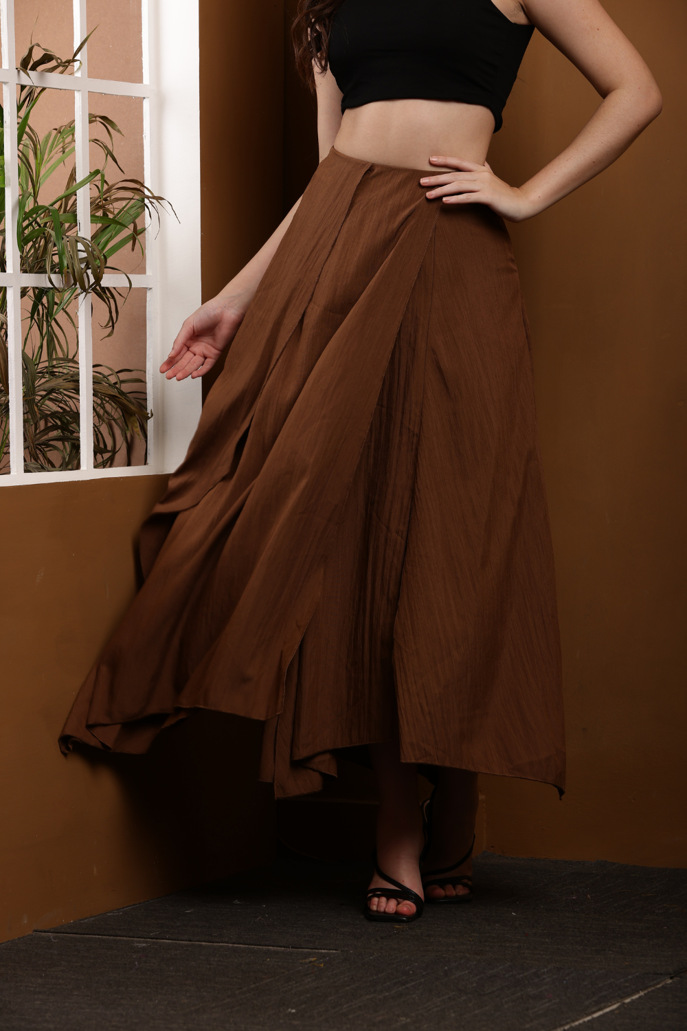 korean wide leg plazzo