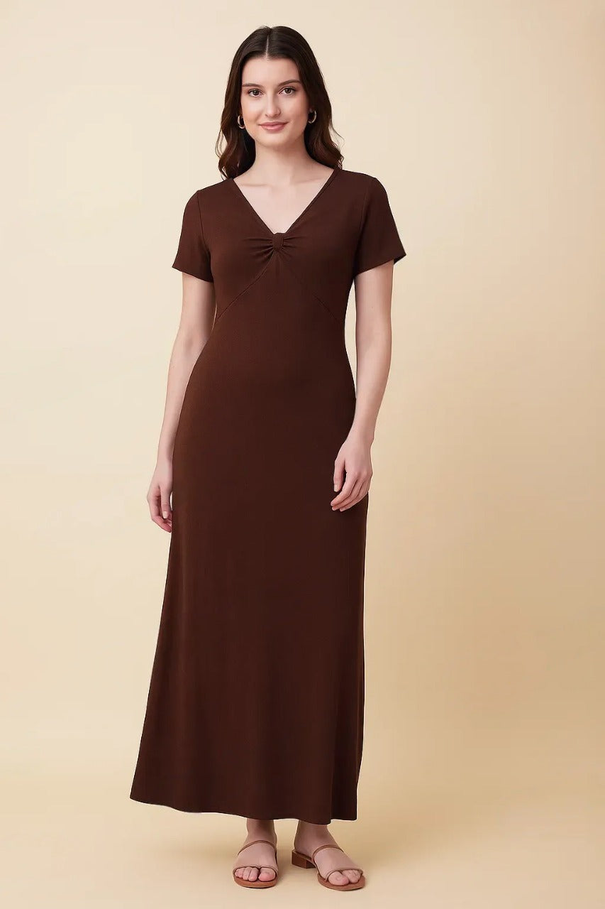 Elegant Korean Bodycon Dress – Criss-Cross Back Free Size | Korean Fashion Staple