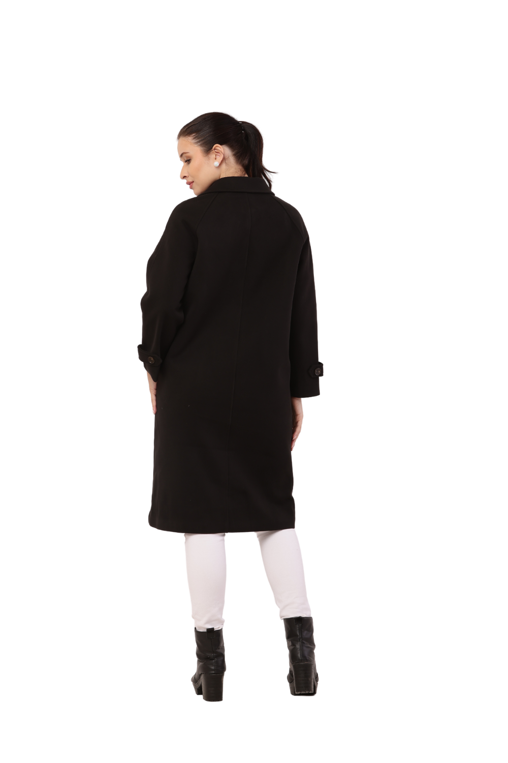 Single-breasted wool coat for women - Elegant & Warm Outwear