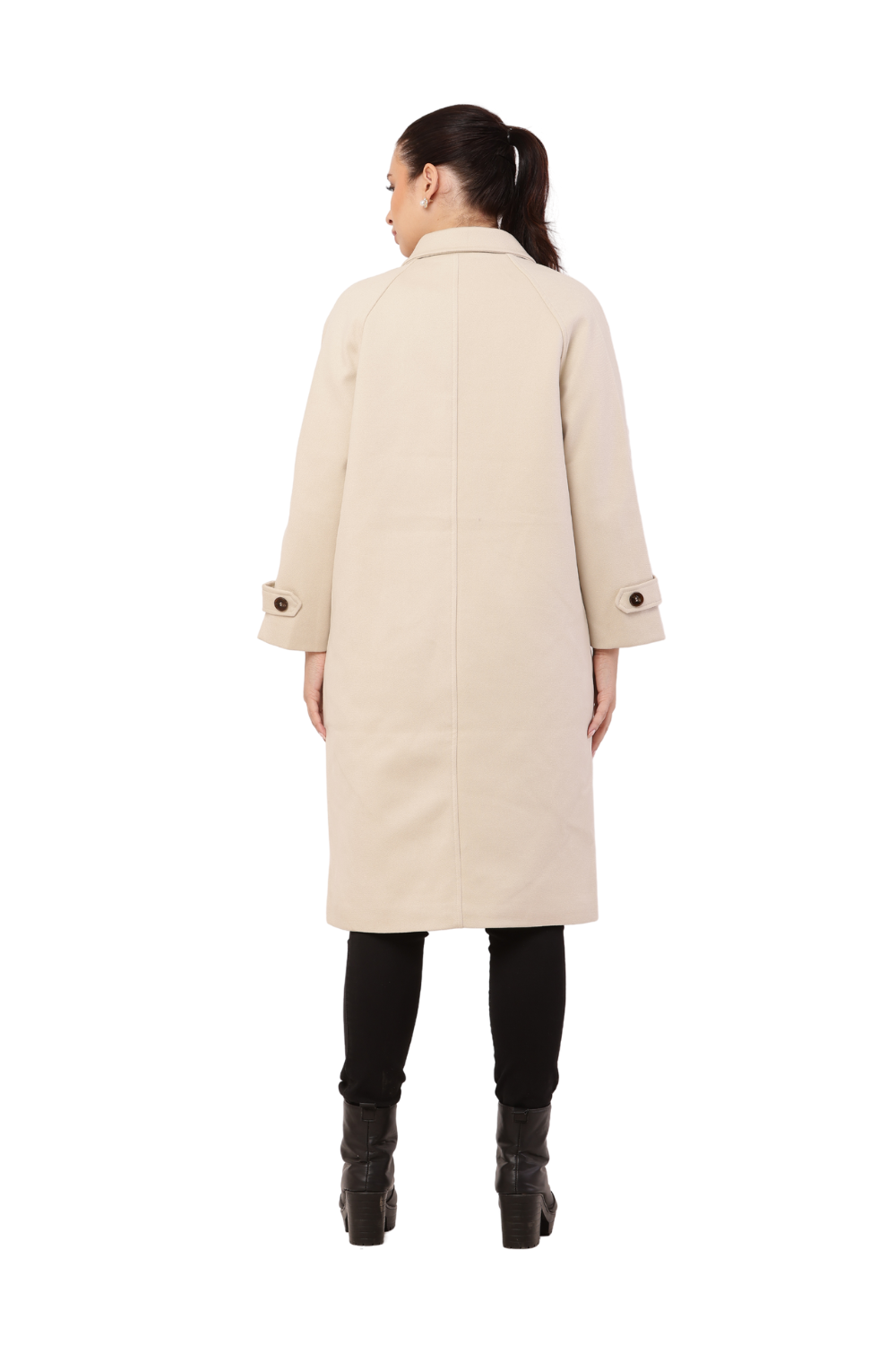 Single-breasted wool coat for women - Elegant & Warm Outwear