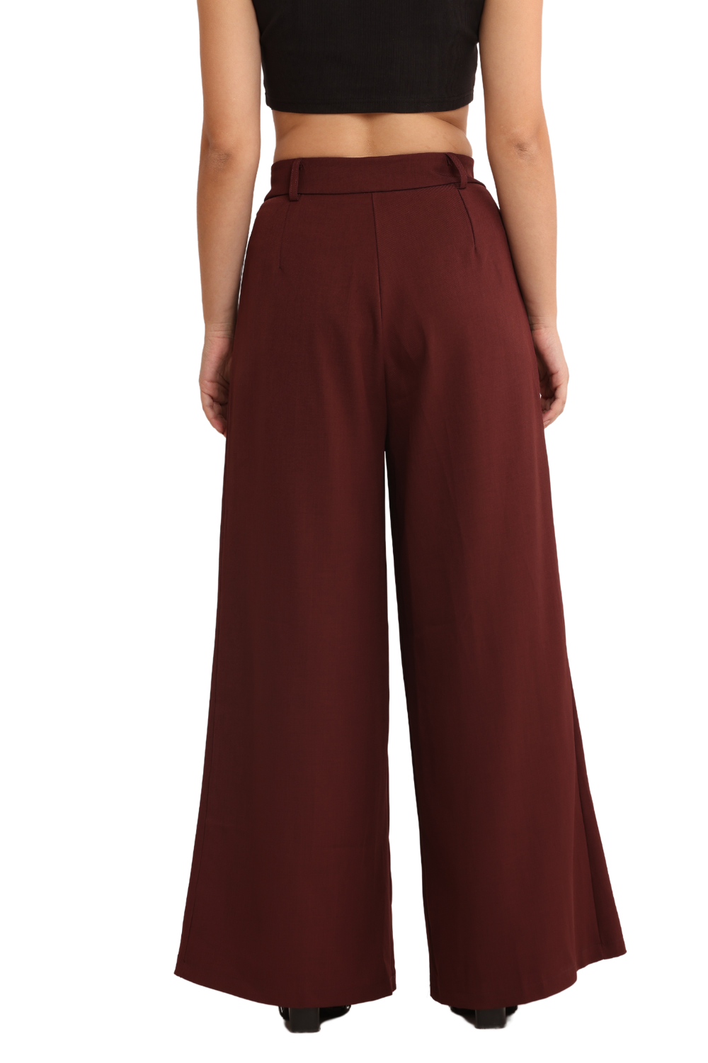 High-Waist Wide-Leg Pants – Chic Korean Fashion for Women