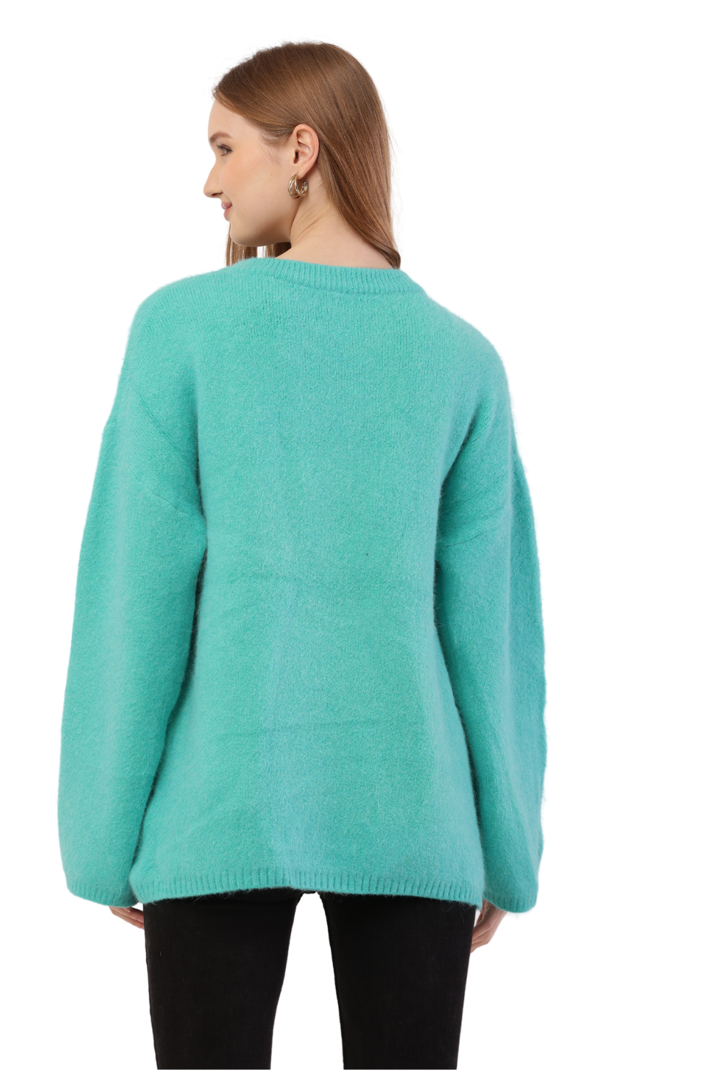 Oversized Fuzzy Knit Sweater