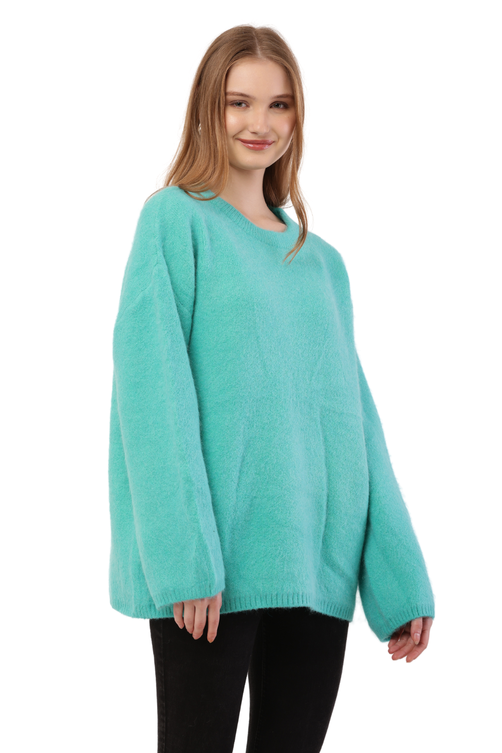 Oversized Fuzzy Knit Sweater