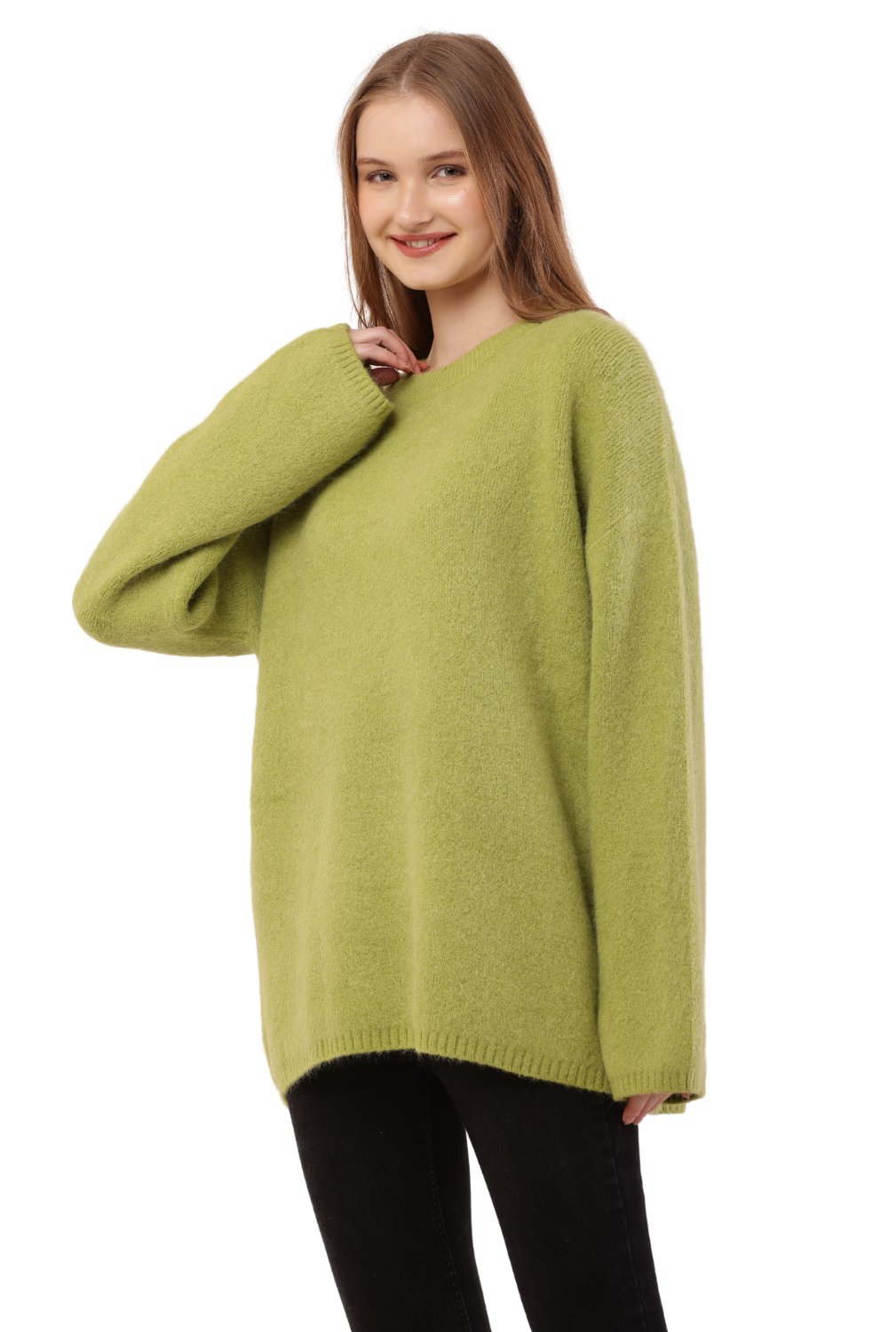 Oversized Fuzzy Knit Sweater
