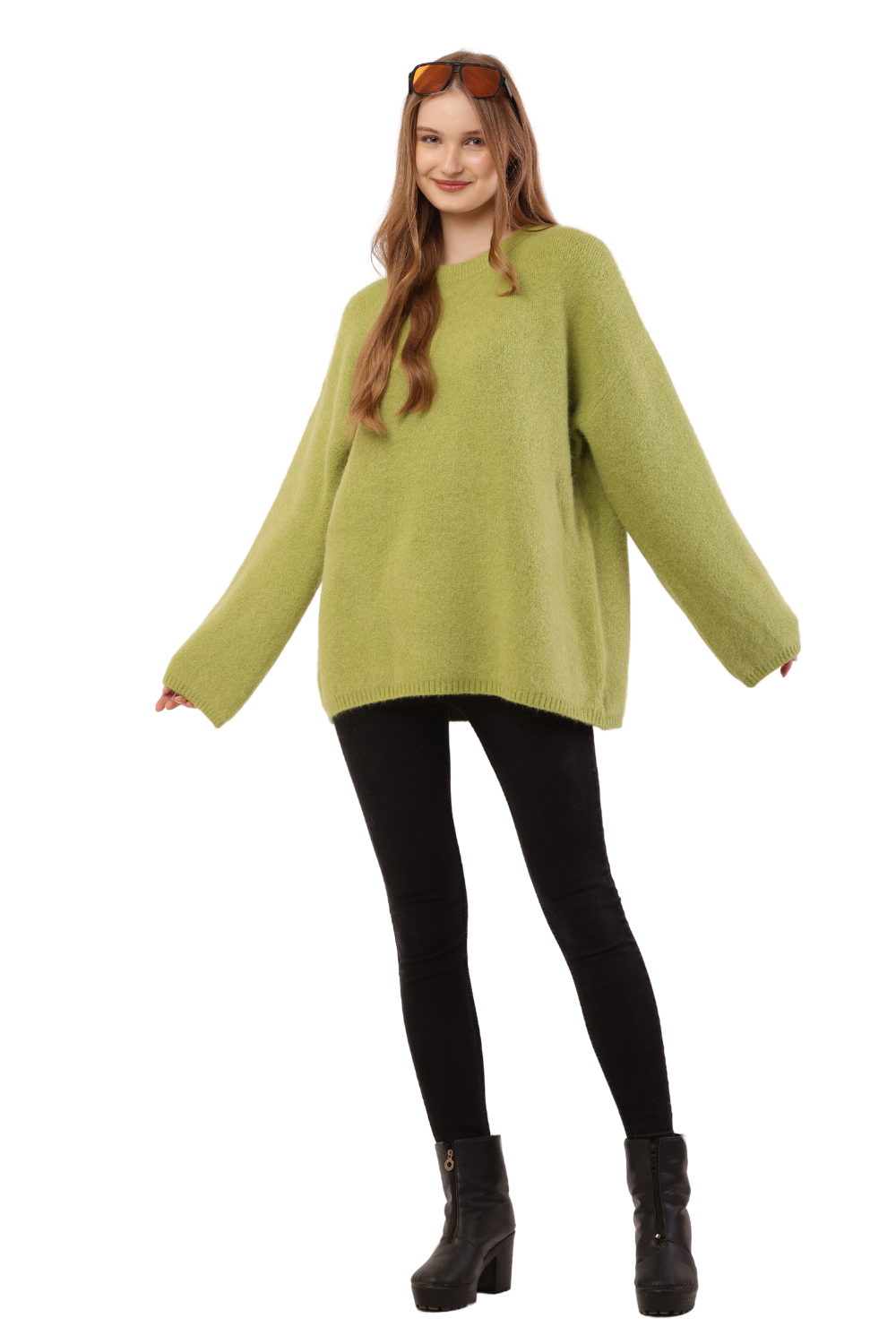 Oversized Fuzzy Knit Sweater