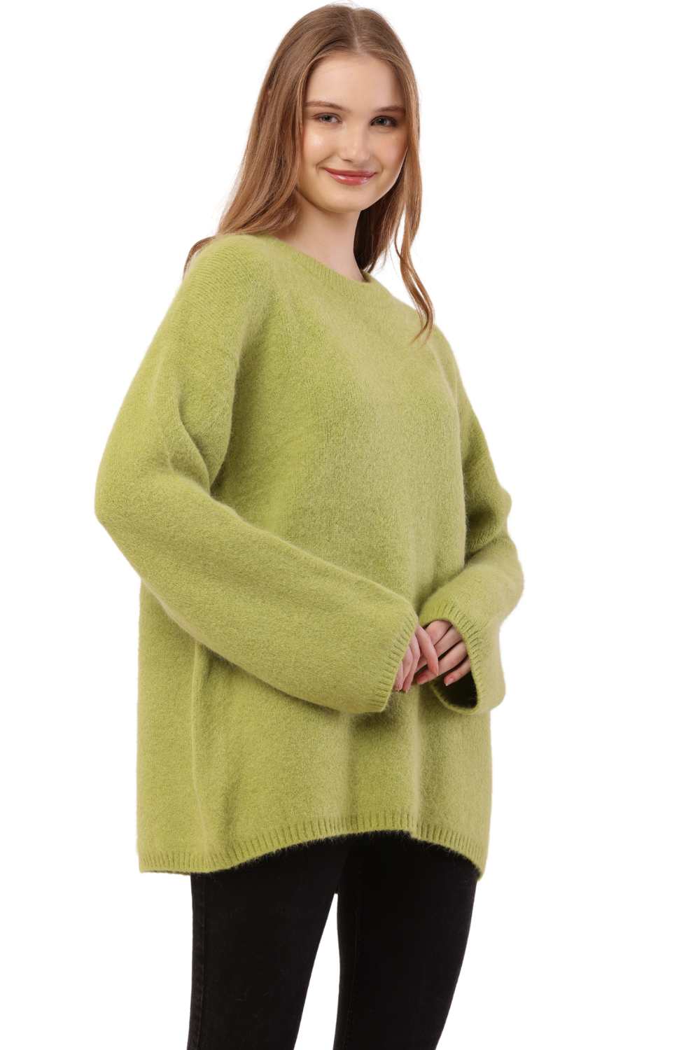 Oversized Fuzzy Knit Sweater