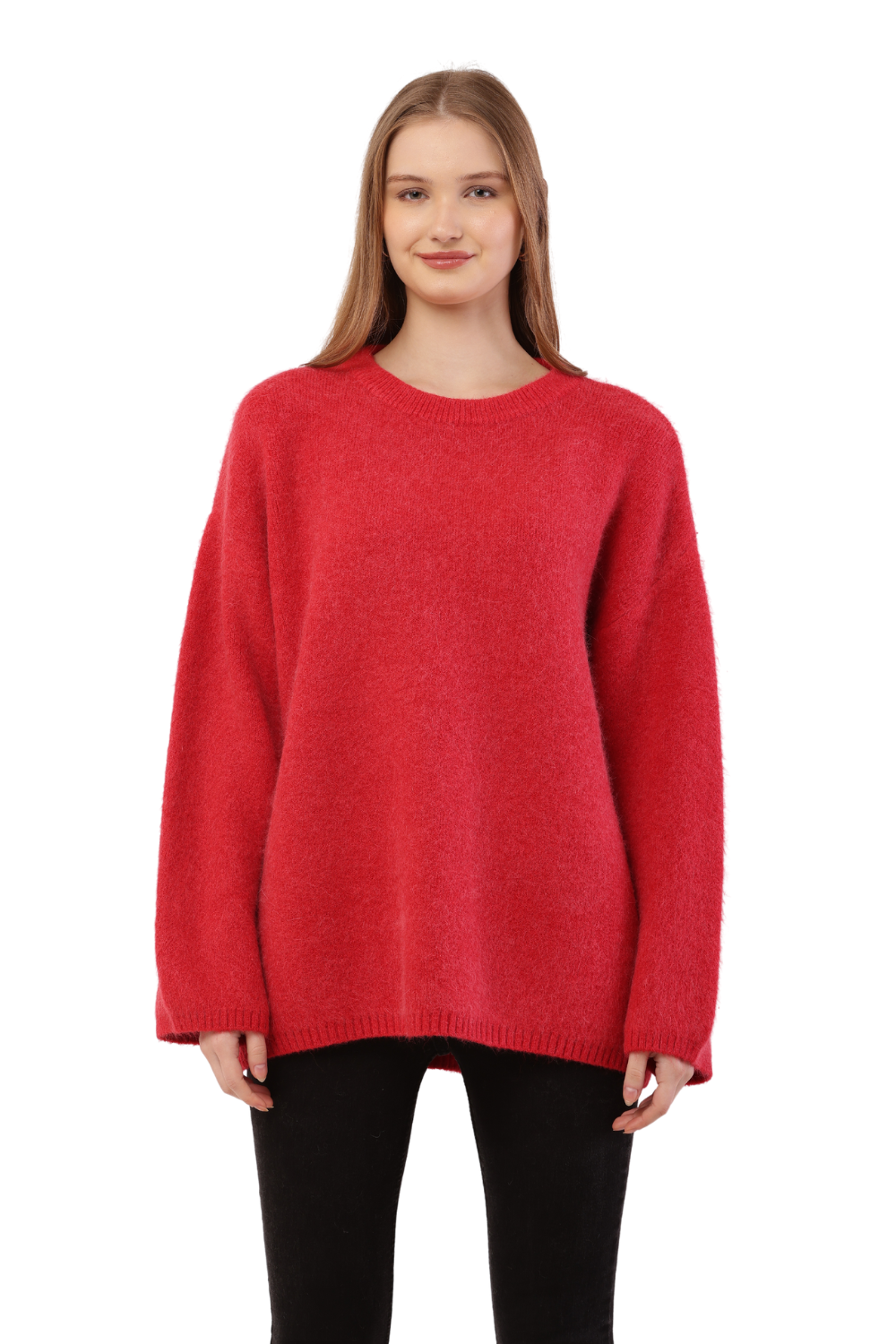 Oversized Fuzzy Knit Sweater