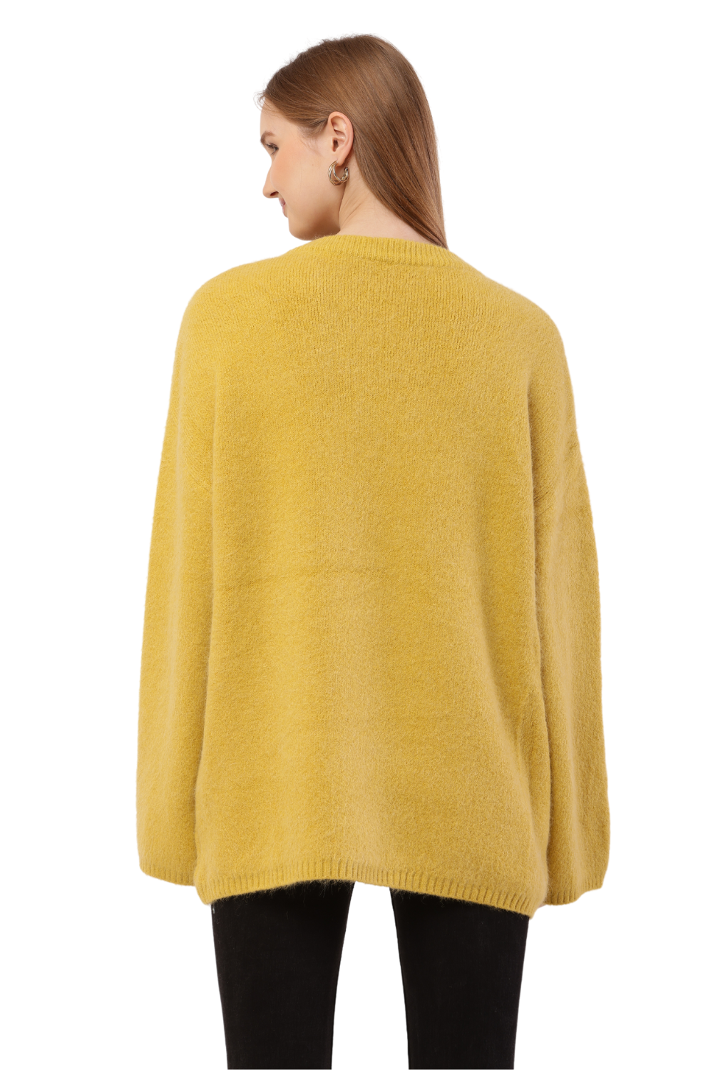 Oversized Fuzzy Knit Sweater
