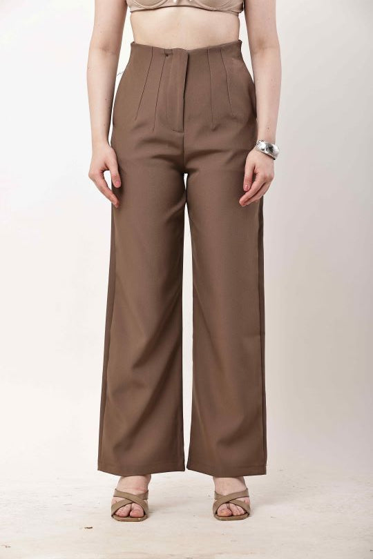 Black Straight-Leg Tailored Pants for Women | Smart Casual & Workwear