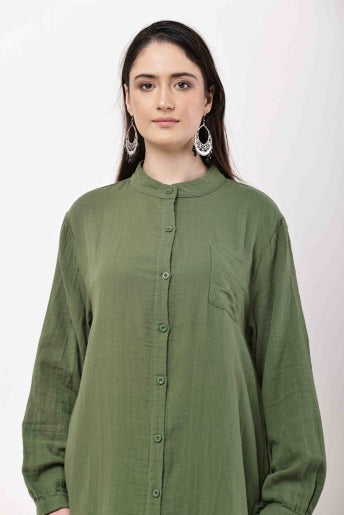 Brown Kurta Co-Ord Set for Women | Minimal Ethnic Wear & Smart Casual