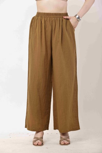 Brown Kurta Co-Ord Set for Women | Minimal Ethnic Wear & Smart Casual