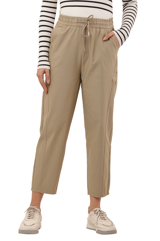 Women’s Korean Cotton Slim Fit Pant – Minimalist Casual Trousers
