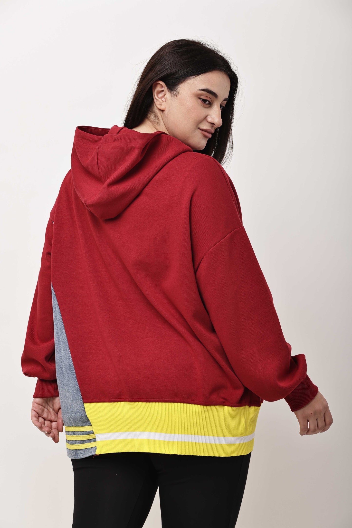 Korean Streetwear Graphic Hoodie for Women | Oversized Sports Print Sweatshirt