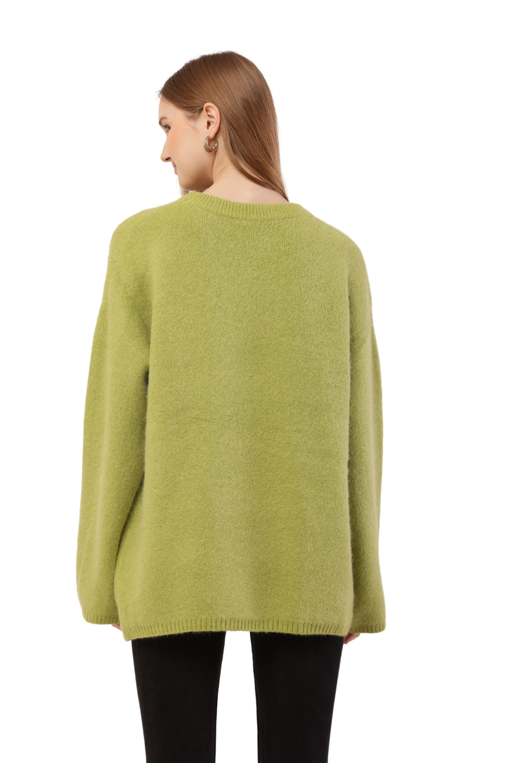 Oversized Fuzzy Knit Sweater