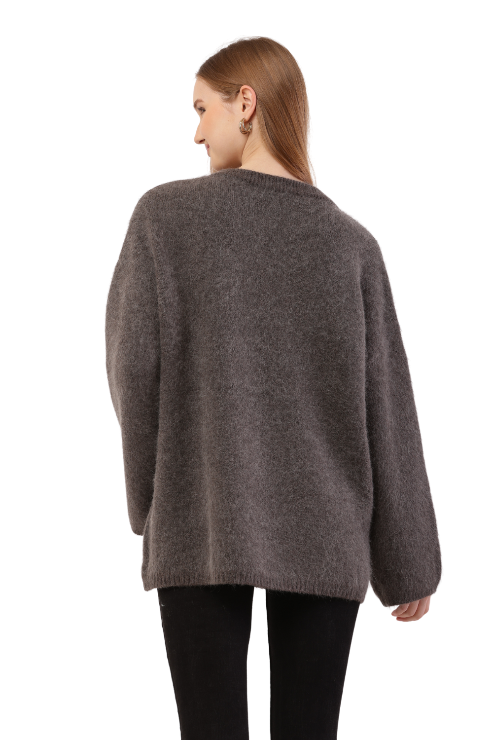 Oversized Fuzzy Knit Sweater