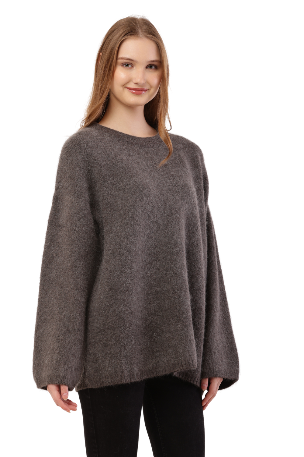 Oversized Fuzzy Knit Sweater