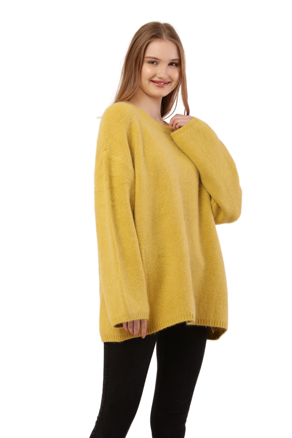 Oversized Fuzzy Knit Sweater